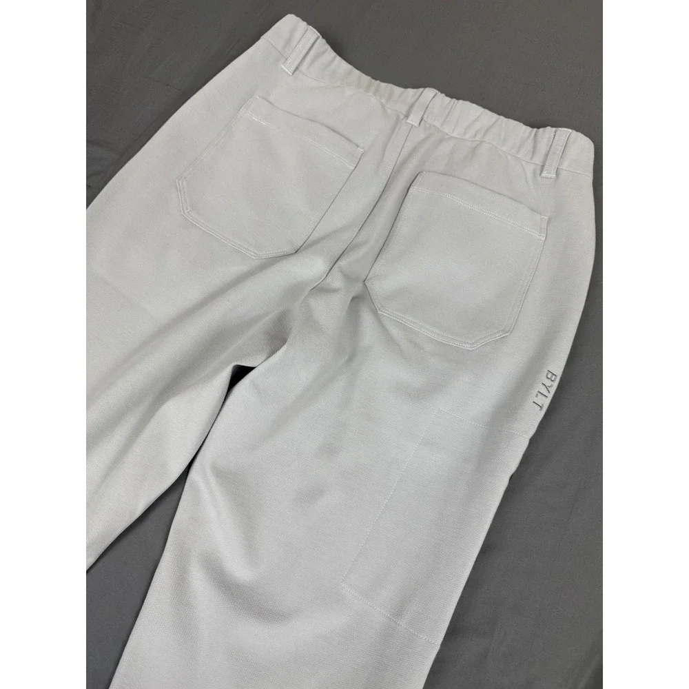 Bylt Lux Slim Fit Pants Fawn Grey Mens 32x30 2-Way Stretch UPF50 MBP0635